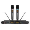 ARVOX AC-1302 UHF Dual Channel Wireless Microphone - Безжичен микрофон со станица